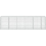  Gabion s žicom debljine 3,5 mm i mrežom 5x10 cm 550x100x150 cm | shoptok.hr