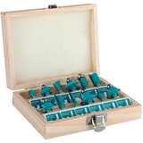 Total 12-dijelni set glodala za drvo (6 mm) (TACSR0121) | shoptok.hr