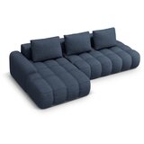 Cosmopolitan Design Tamno plava sklopiva/s prostorom za odlaganje kutna garnitura (s lijevim kutom/s ležaljkom) Linz – | shoptok.hr