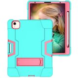 NIKCORP Ovitek za iPad Air 4/5 in Pro 11, robusten etui s stojalom in mestom za pisalo, odporna tridelna zaščita, mint barva, (5000138936) | Shoptok.si