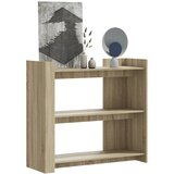 vidaXL Konzolni stol boja hrasta 100x35x90 cm konstruirano drvo Cijene