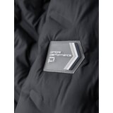 Ombre Men's long quilted jacket with large pockets - beige | Shoptok.si