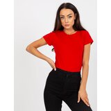 BASIC Feel Good Red cotton women's t-shirt BASIC | Shoptok.si