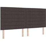  Krevetna konstrukcija Tamno smeđa 200 x 200 cm tkanina | shoptok.hr