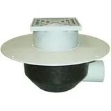 64BP/1 horizontalni krovni slivnik prohodan DN110 PVC kragna