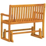 Vrtna klupa za ljuljanje 110 cm od masivnog bagremovog drva | Eponuda.com