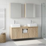  Set ormarića za kupaonicu 5 pcs Hrast sonoma Konstruirano drvo Cene