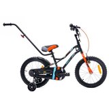  Dječji bicikl guralica Tiger 16" crni-narančasti-tirkizni | shoptok.hr