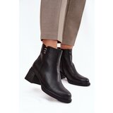 VINCEZA Leather Insulated Women's Ankle Boots on Block | shoptok.hr