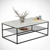 Hanah home Etna - Marmo WhiteBlack Coffee Table | ePonuda.com