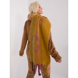 Wool Fashion Italia Scarf-AT-SZ-2316.01P-dark yellow | Shoptok.si