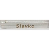 HEKA Zložljiv meter Heka (napis: Slavko, bele barve, 2 m) cene