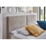 Meise Möbel Bež oblazinjena zakonska postelja z letvenim dnom 160x200 cm Piano – | Shoptok.si