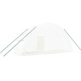  Rastlinjak z jeklenim ogrodjem bel 12 m² 6x2x2,85 m | Shoptok.si