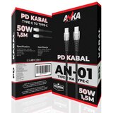  PD KABAL TYPE-C - TYPE-C AN-01 1,5M CRNI AN-KA Cijene