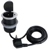 solight PP122C-PD20 - Stolna kolona sa utičnicom za radnu ploču 1x230V + USB-C PD, srebrna | Eponuda.com