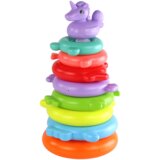 Pyramid Unicorn Puzzle 8 Circles Colorful 29cm x 14cm x 14cm | Shoptok.si