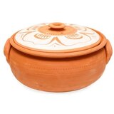 Etno Keramika Đuvečara 5l plitka natural etno keramika Cene