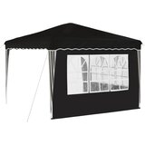  Rastezljivi šator za zabave 288 x 288 x 245 cm Crna | shoptok.hr
