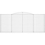  Lučne gabionske košare 15 kom 400 x 50 x 160/180 cm željezne | shoptok.hr