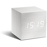 Gingko bijela budilica s led zaslonom cube click clock Cijene