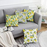 Mila Home Prevleke za blazino v kompletu 4 ks 43x43 cm Lemons – | Shoptok.si