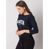 RUE PARIS Blouse-RV-BZ-6673.61-navy blue | Shoptok.si
