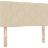 s opruga kutije s uzglavljem Krema 100 x 200 cm tkanina | shoptok.hr