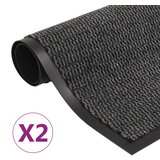  Otirači za prašinu 2 kom pravokutni čupavi 120x180 cm antracit | shoptok.hr