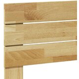 vidaXL Naglavna deska 80 cm iz masivnega lesa, hrast | Shoptok.si