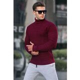 Madmext Burgundy Turtleneck Knitwear Sweater 6832 Cene'.'