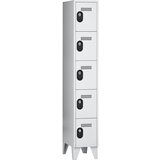 Wolf Omara s predelki z zaklepanjem, višina predelka 320 mm, VxŠxG 1850 x 300 x 500 mm, širina razdelka 300 mm, barva korpusa / vrat svetlo siva / sve | Shoptok.si