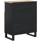  Komoda s 2 vrata 60 x 33 x 75 cm od masivnog drva manga | Eponuda.com