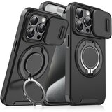  Torbica camshield ring stand za iphone 15 pro 6.1 crna Cene