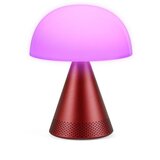 Lexon MINA L AUDIO prijenosna lampa s Bluetooth zvučnikom - Tamno Crvena | shoptok.hr