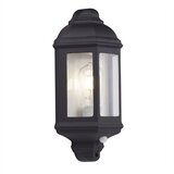 Searchlight Outdoor Zunanja stenska svetilka z 1 lučjo, črna, bela, IP44, E27, (22100665) | Shoptok.si