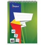  Spiralna bilježnica Forpus A5, crte | shoptok.hr