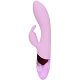 Loveline polnilni vibrator z zajčjo stimulacijo klitorisa (roza) | Shoptok.si