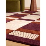 MADE Bordo/krem ručno rađen tepih od recikliranih vlakna 200x290 cm Franka &amp;ndash; Slike