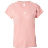 Adidas Funkcionalna majica 'Train Essentials' roza / bela