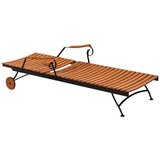 Gardenson Vrtni Ležalnik Schossgarten, Jeklo, Les, Vklj. Blazina | Shoptok.si