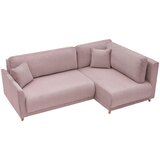 P & B KOTNA SEDEŽNA GARNITURA, rebrasti žamet roza | Shoptok.si