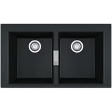 Franke 143.0637.161 Sirius 2.0 S2D 620-86 dvojno pomivalno korito iz umetnega kamna | Shoptok.si