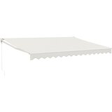 vidaXL Zložljiva tenda krem 4,5x3 m blago in aluminij, (20801047) Cene