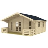 Male kuće Drvena kuća MONVISO 595 × 445 cm – bez završnog krovnog pokrova | shoptok.hr