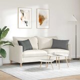  Jastučići za sofu 2 pcs Tamno siva 60 x 40 cm tkanina | shoptok.hr