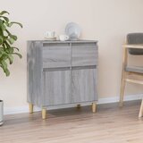  Komoda sivog hrasta sonome 60x35x70 cm od konstruiranog drva | shoptok.hr