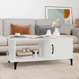  Stolić za kavu bijeli 90 x 50 x 40 cm od konstruiranog drva Cijene