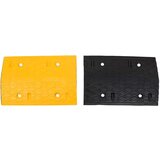  Hitrostna ovira 5 kosov rumena in črna 97x32,5x4 cm guma | Shoptok.si