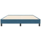  Okvir kreveta bez madraca tamnoplavi 160x210 cm baršun | shoptok.hr